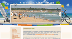 Desktop Screenshot of camping-la-tranche-sur-mer.com